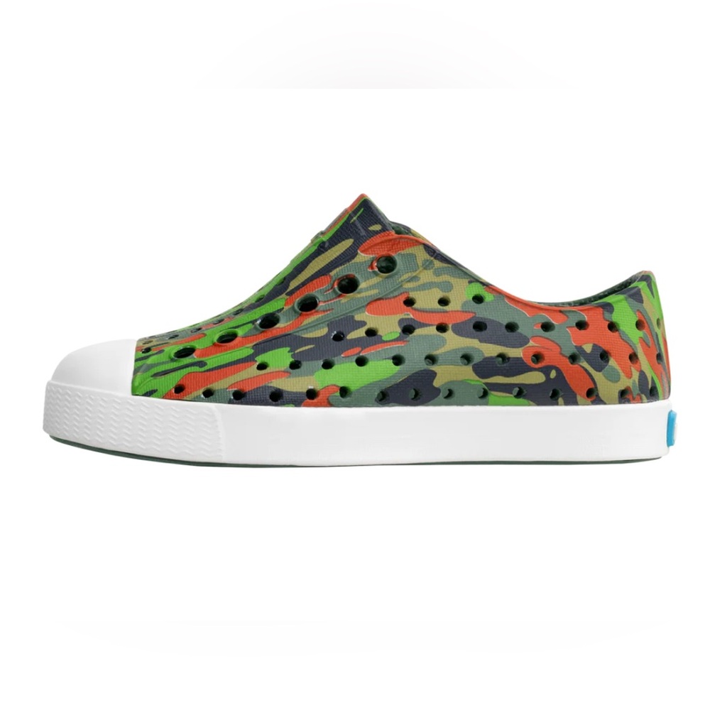 Kids Native Jefferson print Camo Slip-On Shoes